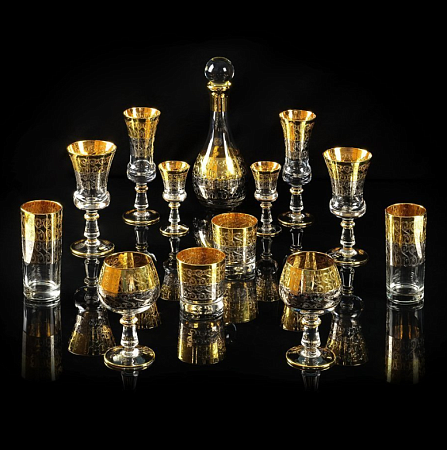 Графин Migliore Cremona 25562 хрусталь/декор золото