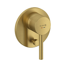 Смеситель Kludi Bozz 38716N076 для ванны с душем, золото брашированное