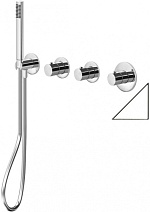 Смеситель Paffoni Modular Box MDE000BO для ванны с душем, белый