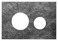 Лицевая панель Tece Loop Modular 9240675 полированный сланец