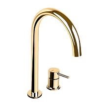 Смеситель Palazzani Digit 10310253 для раковины, золото Смеситель Palazzani Digit 10310253 для раковины, золото