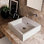 Раковина Globo Stone SCQ51.BI 50*50 белый - фото 2