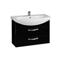 Тумба с раковиной Aquaton Ария М 1A140801AA950 80 черный