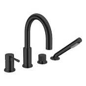 Смеситель Boheme Uno 460-B для ванны, черный