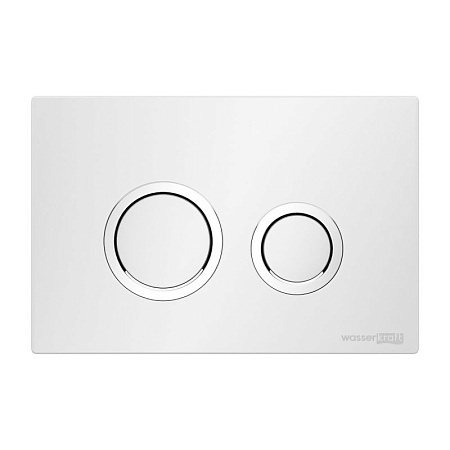 Кнопка смыва WasserKRAFT WH01 белый