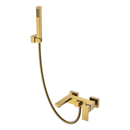 Смеситель Boheme Qubic 473-BR для ванны с душем, бронза