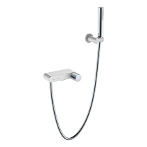 Смеситель Boheme Stick 123-WCR.2 для ванны, ручка Touch, белый/хром