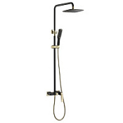 Душевая стойка Boheme Venturo 388-B золото/черный