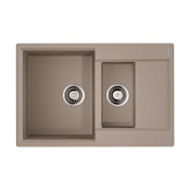 Кухонная мойка Omoikiri Daisen 78-2-SA 78х51 бежевый