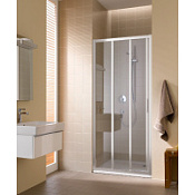 Душевая дверь в нишу Kermi Cada XS CKG3L12020VPK 121x200 L прозрачное стекло