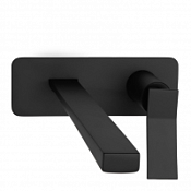 Смеситель IB Rubinetterie Wave EWA206NP для раковины, черный матовый