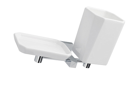 Мыльница Stil Haus Diva DV14(08-BI) хром/белый