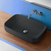 Раковина накладная Kerasan Tribeca 514131 60x38 черный матовый