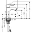 Смеситель Hansgrohe Metris 31088000 для раковины, хром - фото 3