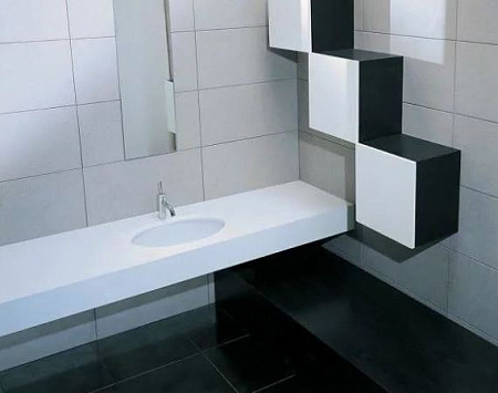 Раковина ArtCeram Diana DIL001 01;00 57 белый глянцевый