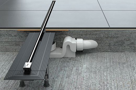 Душевой лоток Viega Advantix Vario 721671 L300–1200 BH70–95 укорачиваемый