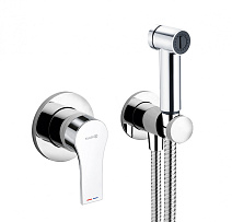 Гигиенический душ со смесителем Kludi Zenta SL 489980565 хром