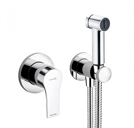 Гигиенический душ со смесителем Kludi Zenta SL 489980565 хром