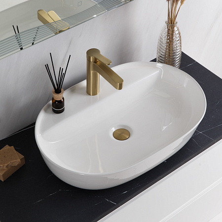 Раковина накладная BelBagno BB1346 61.5x41x14 белый