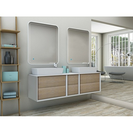 Тумба с раковиной Cezares Bellagio 54716  Rovere tabacco