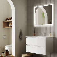 Мебель для ванной Sancos Cento 80 CN80W белый глянцевый