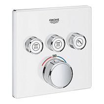 Термостат Grohe Grohtherm SmartControl 29157LS0 для ванны с душем, белая луна 