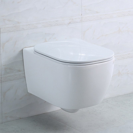 Унитаз подвесной BelBagno Genova BB1102CH белый