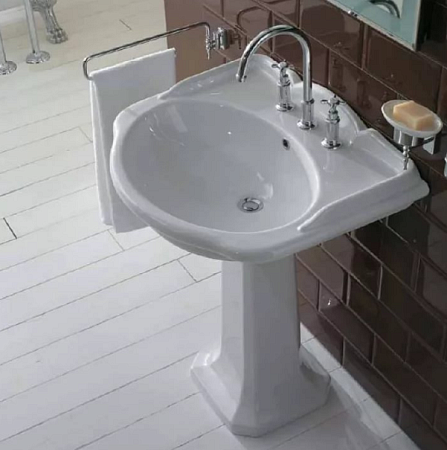 Раковина Globo Paestum PA006.BI*1 71*58 с 1 отверстием под смеситель, белый