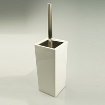 Ершик Stil Haus Urania 633CUBE(36-BI) напольный никель сатин/белый