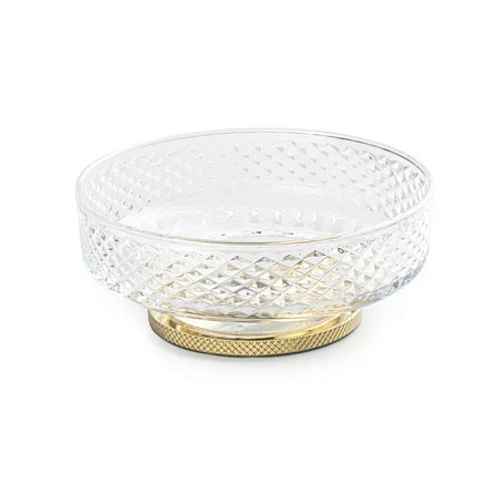 Мыльница Boheme Aura 10251-G настольная, золото