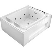 Акриловая ванна Gemy G9268 K с гидромассажем