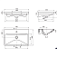 Раковина BelBagno BB-0321-70-LVB 70х45 белый - фото 2