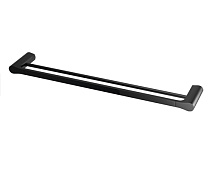 Полотенцедержатель WasserKRAFT Glan K-5140 двойной черный Полотенцедержатель WasserKRAFT Glan K-5140 двойной черный