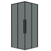 Душевой уголок Grossman Galaxy 300.K33.01.1110.21.10 108-109x88-89x195 прозрачное/черный матовый