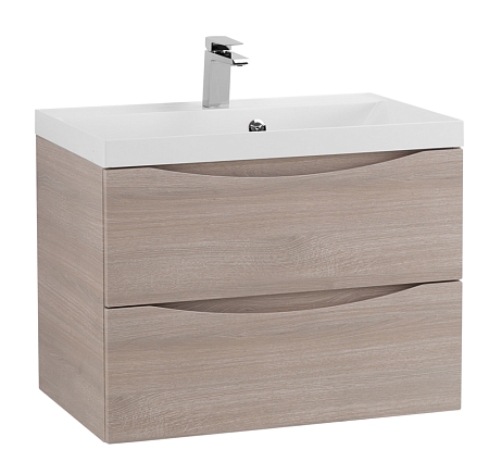 Тумба с раковиной BelBagno Marino MARINO-600-2C-SO-RG-P 60 rovere grigio