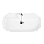 Раковина накладная BelBagno BB1347 41x81x13.5 белый - фото 3
