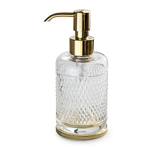 Дозатор для жидкого мыла Boheme Aura 10250-G настольный, золото