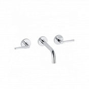 Смеситель Kludi Nova Fonte Puristic 201440515 для раковины, на три отверстия, хром