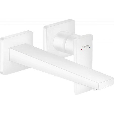 Смеситель Hansgrohe Metropol 32526700 для раковины, настенный, матовый белый