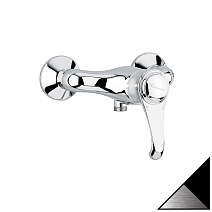 Смеситель Emmevi Tiffany 6002NC для душа, черный/хром