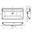 Раковина BelBagno BB900/450-LV-ART-AST-NERO 90 черный - фото 3