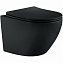Унитаз подвесной Aquatek Европа AQ1901-MB с сидением Soft Close, черный матовый
