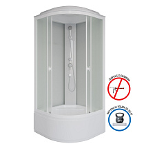 Душевая кабина Niagara Promo P90/40/MT 90x90x215 L/R стекло матовое/профиль белый