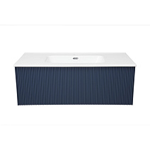 Тумба под раковину La Fenice Terra FNC-01-TER-BG-100 Blu Grigio синий матовый