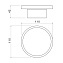 Мыльница Timo Saona 13221/03 черный - фото 2