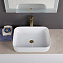 Раковина накладная BelBagno BB1304 39.5x50.5x13 белый - фото 3