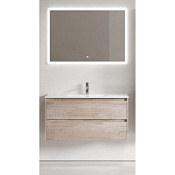 Мебель для ванной Sancos Libra 100 LB100EG дуб галифакс натуральный/белый