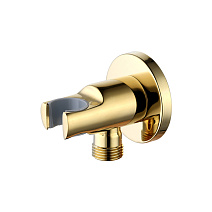 Шланговое подключение Lemark LM4785G держатель для душа, золото Шланговое подключение Lemark LM4785G держатель для душа, золото