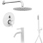 Душевой комплект Paffoni Light KITLIG015BO071 белый матовый - фото 1