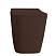Унитаз приставной ArtCeram A16 Rimless ASV004 39;00 marrone cocoa